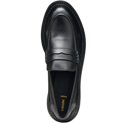 Black - Side - Geox Womens-Ladies D Serilda E Leather Loafers