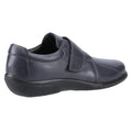 Navy - Back - Fleet & Foster Womens-Ladies Dorothy Shoes
