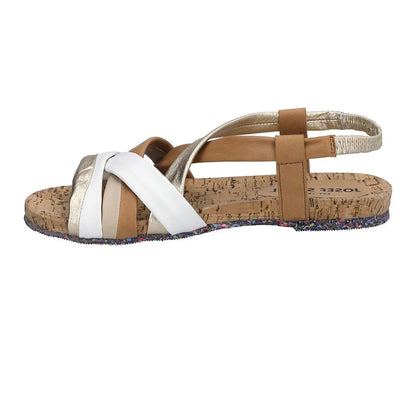 Camel - Side - Josef Seibel Womens-Ladies Henriette Leather Sandals