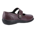 Burgundy - Back - Fleet & Foster Womens-Ladies Ethel Mary Janes