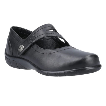 Black - Front - Fleet & Foster Womens-Ladies Ethel Mary Janes