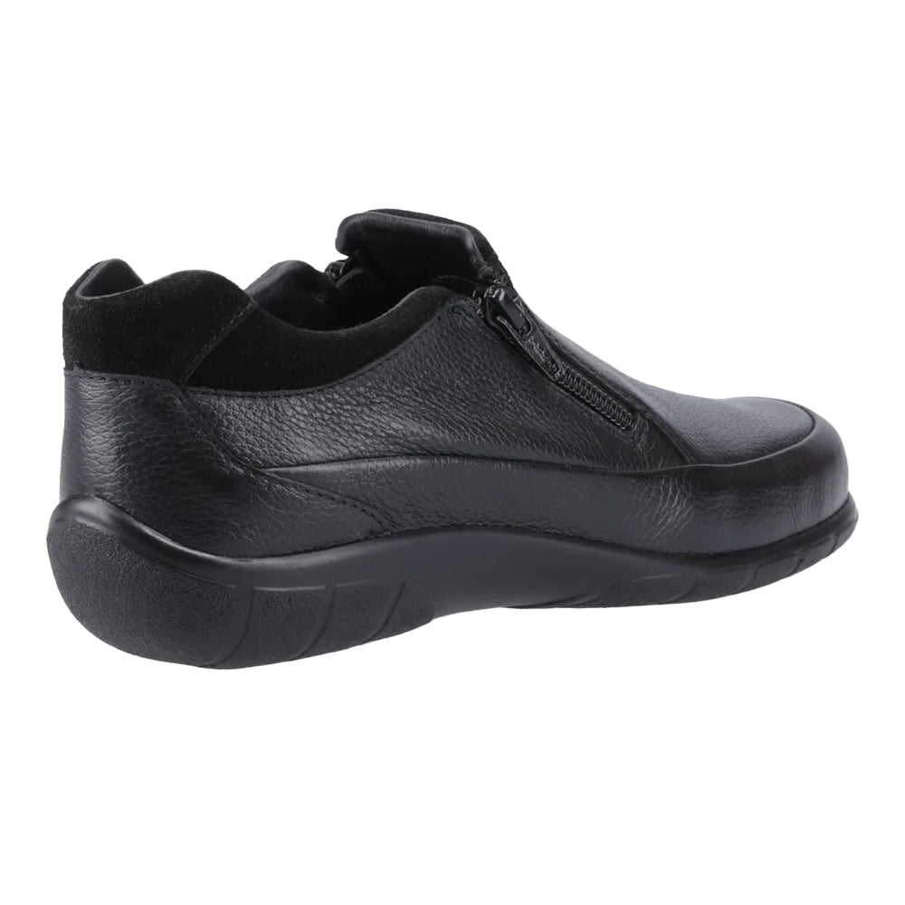 Black - Back - Fleet & Foster Womens-Ladies Gladys Shoes