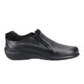 Black - Side - Fleet & Foster Womens-Ladies Gladys Shoes