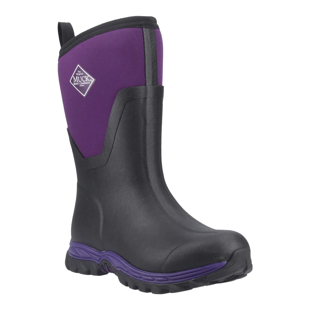 Black-Acai - Front - Muck Boots Womens-Ladies Arctic Sport II Wellington Boots