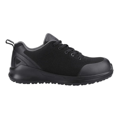 Black - Side - Centek Mens FS341 Safety Trainers