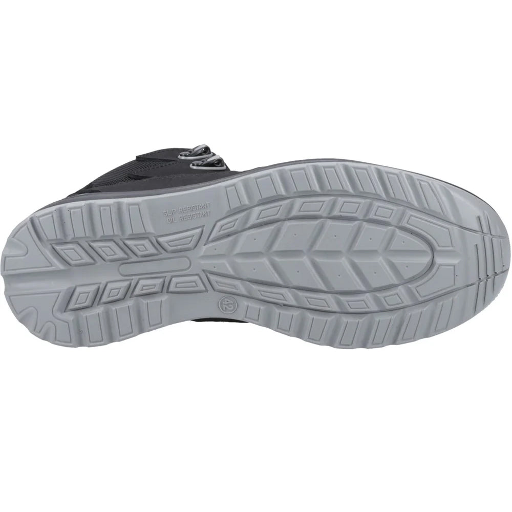 Black - Side - Centek Unisex Adult Safety Boots