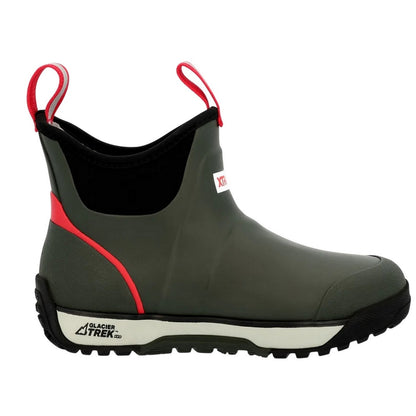 Black-Red - Side - Xtratuf Womens-Ladies Ankle Deck Boots