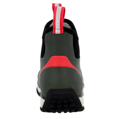 Black-Red - Back - Xtratuf Womens-Ladies Ankle Deck Boots