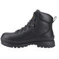 Black - Lifestyle - Amblers Unisex Adult Cow Leather Safety Boots