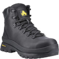 Black - Front - Amblers Unisex Adult Cow Leather Safety Boots