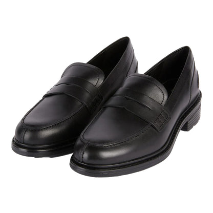 Wine - Front - Geox Womens-Ladies Walk Pleasure Leather Moccasins