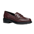 Wine - Back - Geox Womens-Ladies Walk Pleasure Leather Moccasins