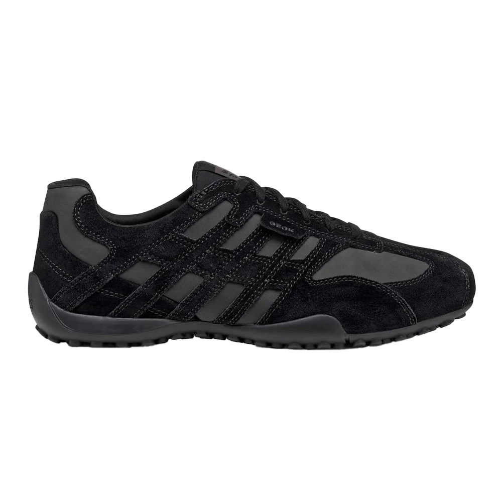 Black - Pack Shot - Geox Mens U Snake Trainers