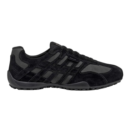 Black - Pack Shot - Geox Mens U Snake Trainers