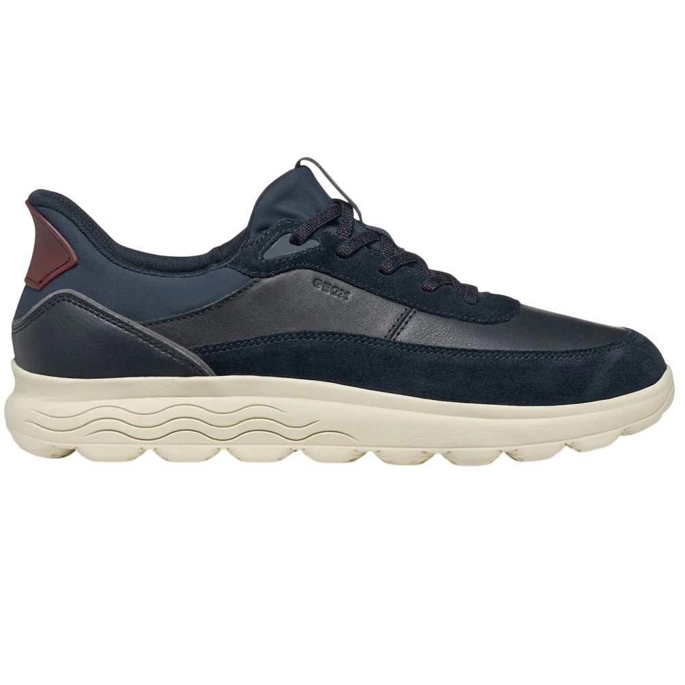 Navy - Pack Shot - Geox Mens Spherica Plus Trainers