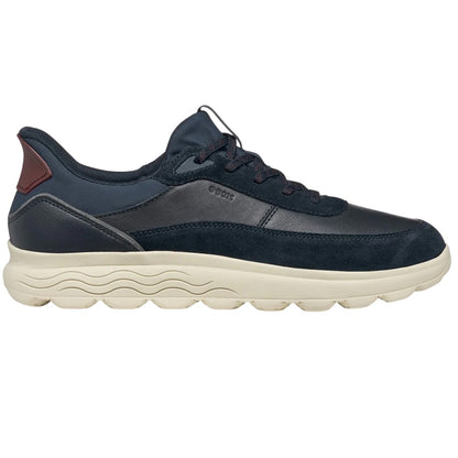 Navy - Pack Shot - Geox Mens Spherica Plus Trainers