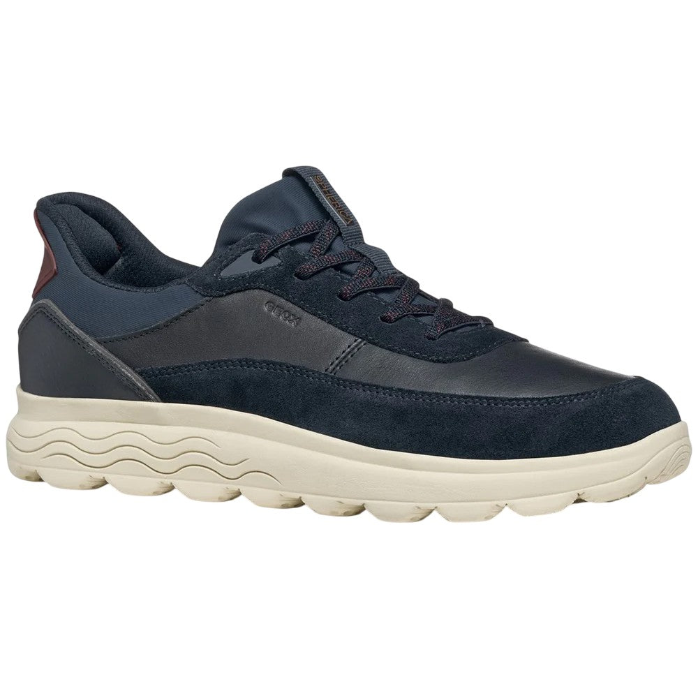 Navy - Front - Geox Mens Spherica Plus Trainers