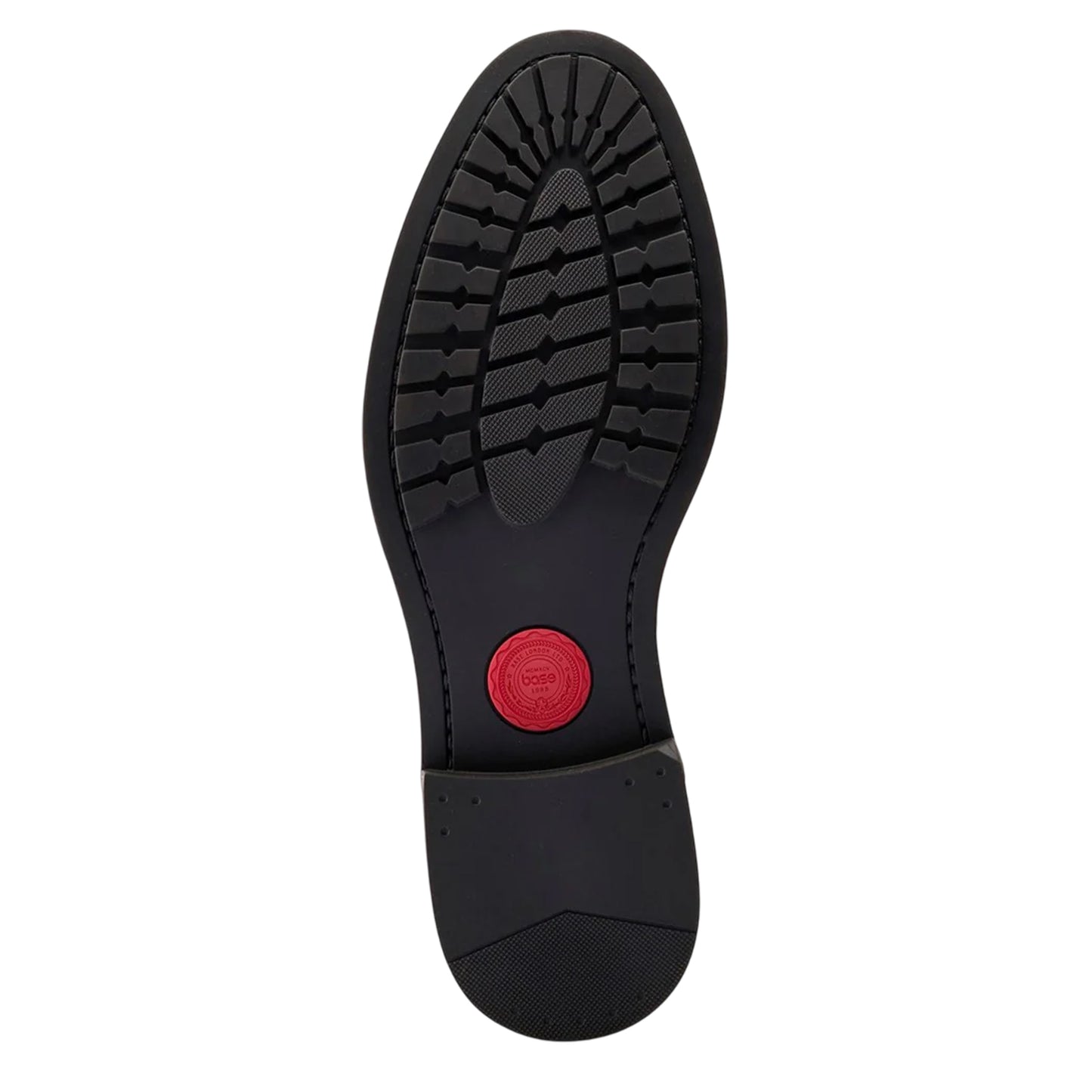 Black - Pack Shot - Base London Mens Duke Leather Ankle Boots