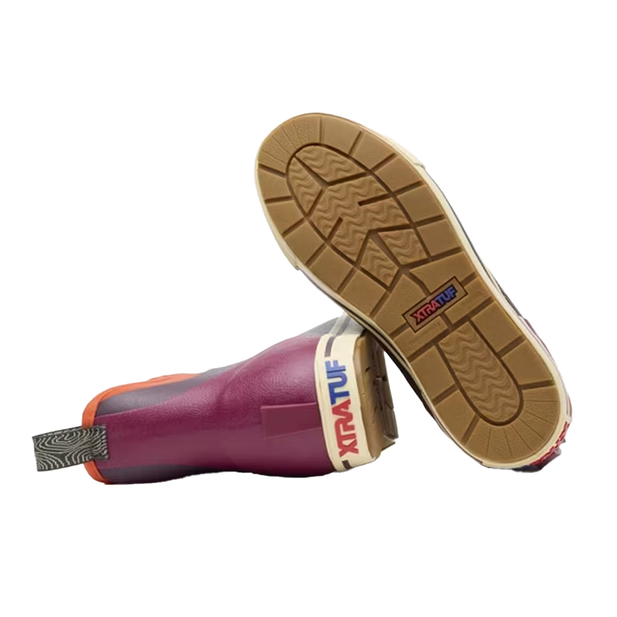 Fig - Pack Shot - Xtratuf Womens-Ladies Camping Ankle Deck Boots
