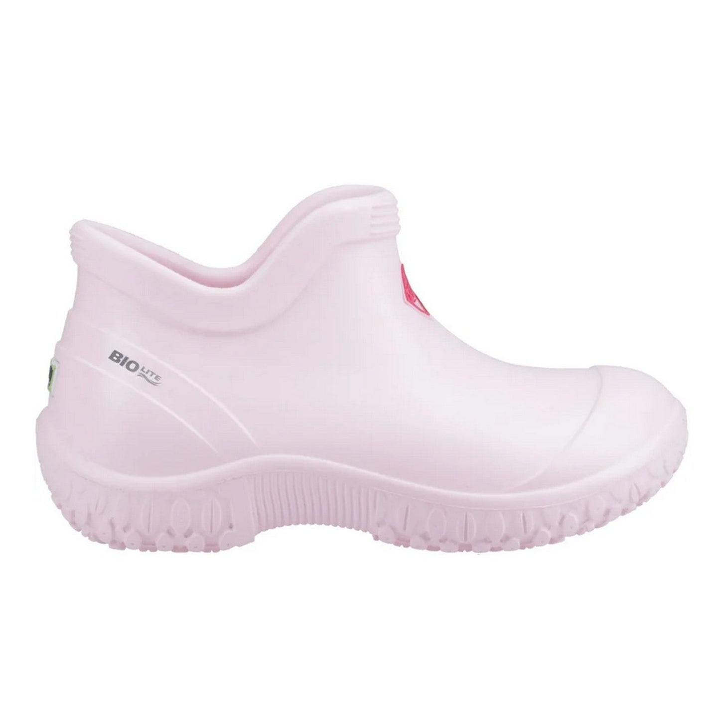 Bubblegum Pink - Side - Muck Boots Childrens-Kids Mini Muck Lite Ankle Boots