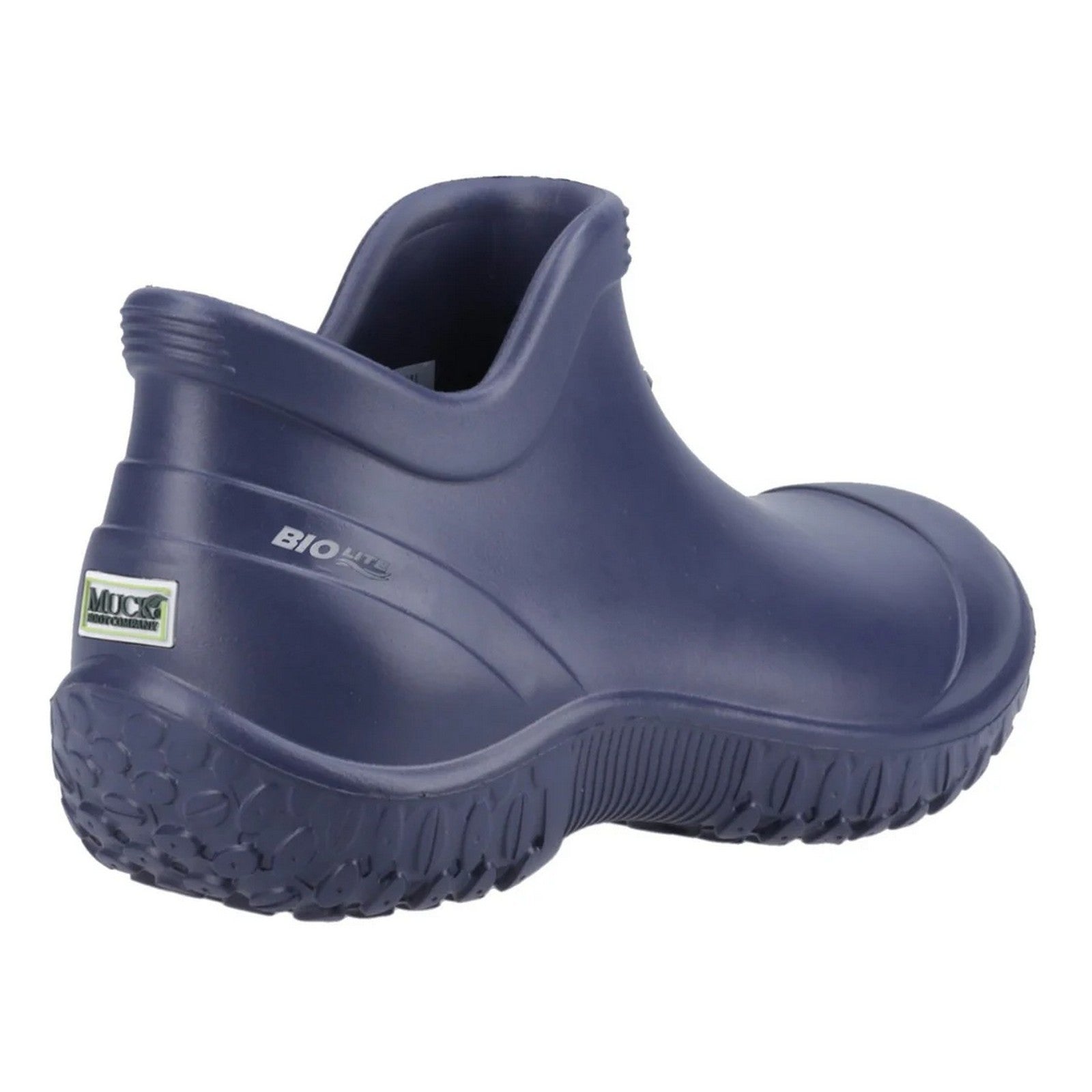 Navy - Back - Muck Boots Childrens-Kids Mini Muck Lite Ankle Boots