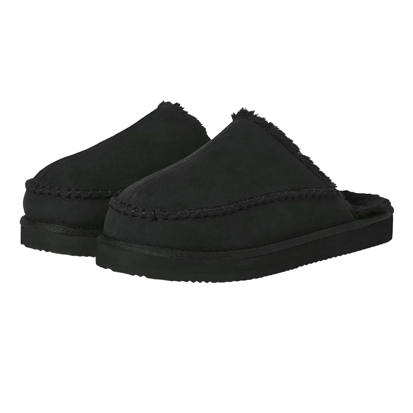 Anthracite - Front - Jack And Jones Mens Manor Moc Mules