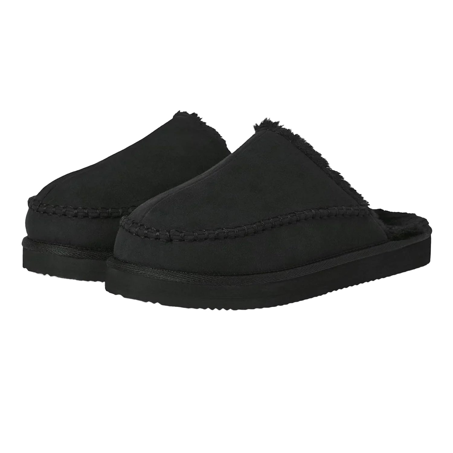 Anthracite - Front - Jack And Jones Mens Manor Moc Mules