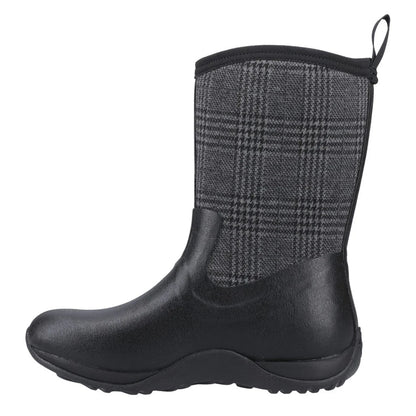 Black - Lifestyle - Muck Boots Womens-Ladies Arctic Weekend Pull-On Wellington Boots
