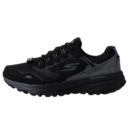 Black-Charcoal - Side - Skechers Womens-Ladies Go Run Trail Altitude 2.0 Pine Ridge Leather Trainers