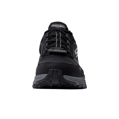 Black-Charcoal - Lifestyle - Skechers Womens-Ladies Go Run Trail Altitude 2.0 Pine Ridge Leather Trainers