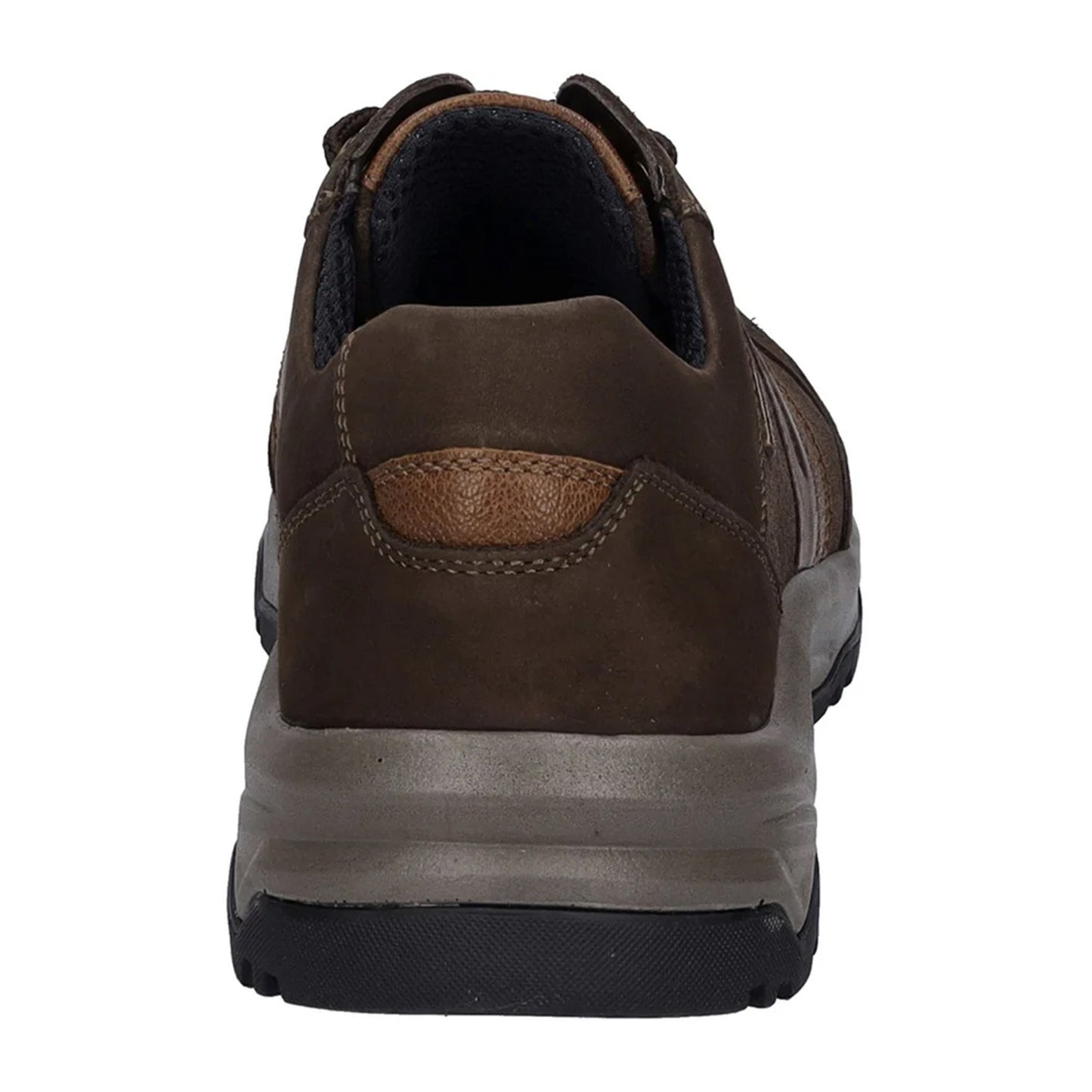 Brown - Back - Josef Seibel Mens Leroy 56 Leather Trainers
