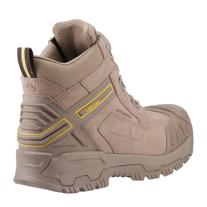 Stone - Back - Amblers Mens 966 Demolition Safety Boots