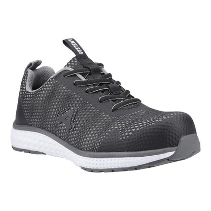 Black - Front - Amblers Womens-Ladies 615C Safety Trainers