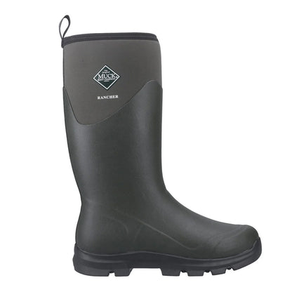 Dusty Olive-Black - Lifestyle - Muck Boots Mens Rancher Wellington Boots