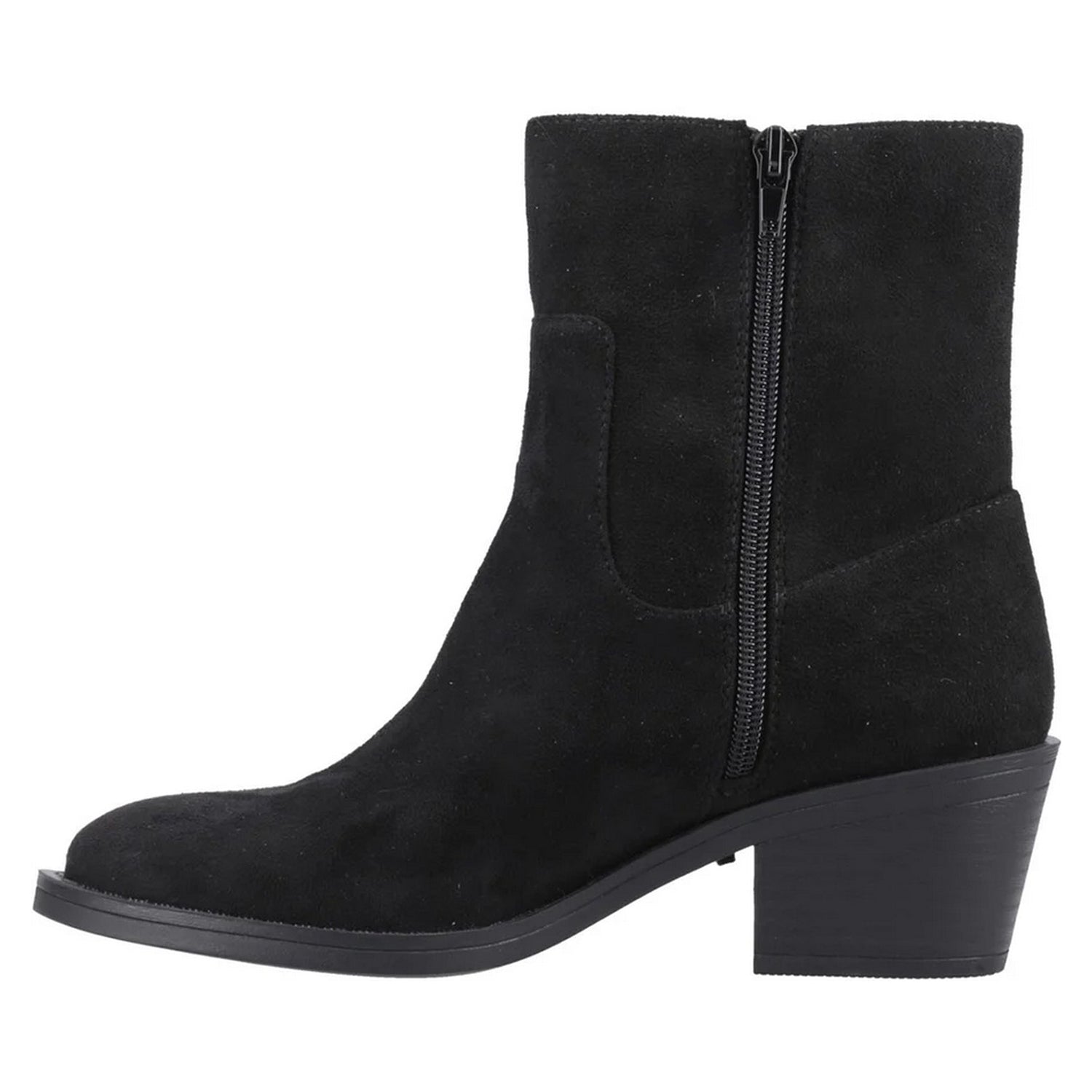 Black - Side - Rocket Dog Womens-Ladies Yankee Tassel Cowboy Boots