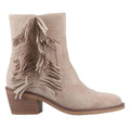 Taupe - Lifestyle - Rocket Dog Womens-Ladies Yankee Tassel Cowboy Boots