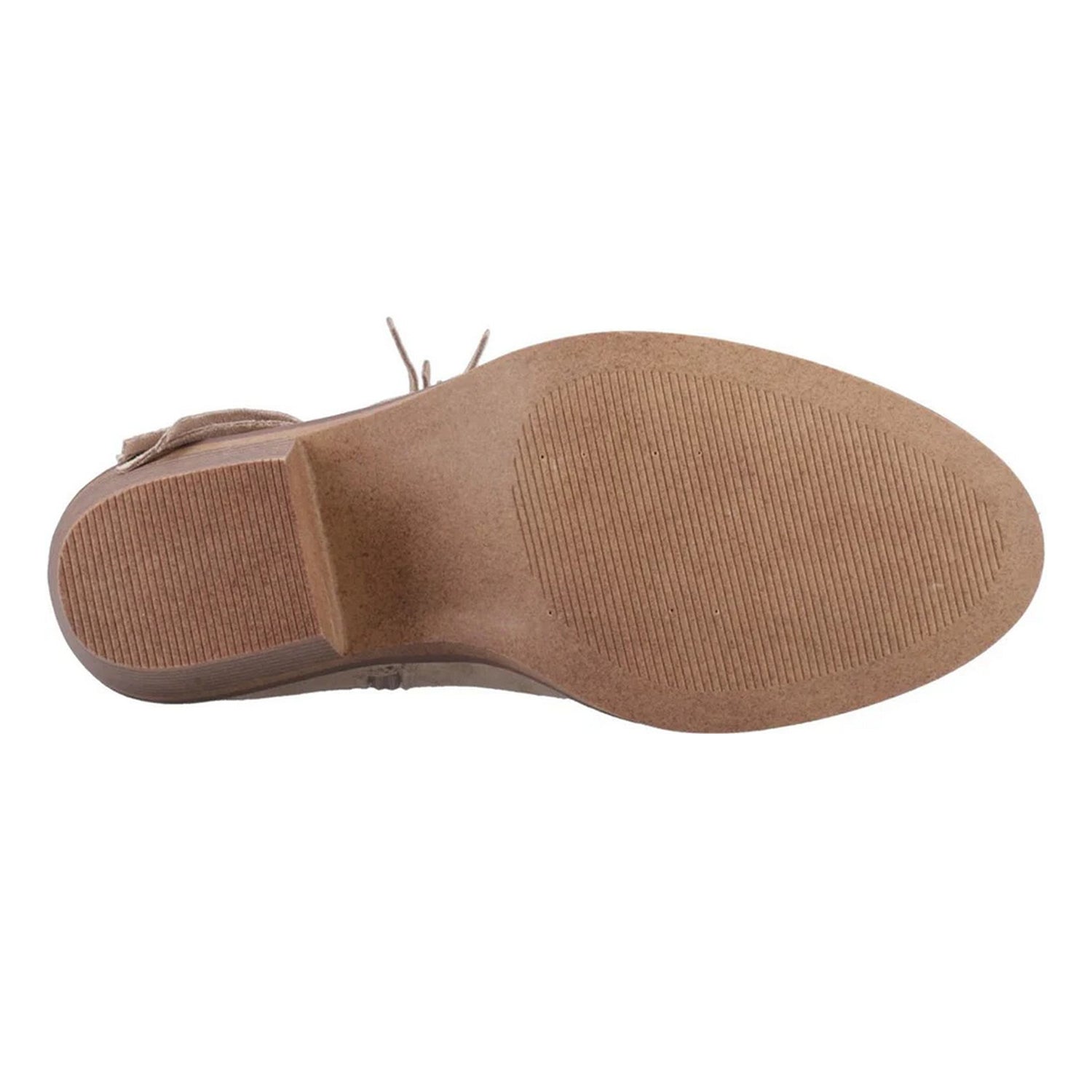 Taupe - Pack Shot - Rocket Dog Womens-Ladies Yankee Tassel Cowboy Boots