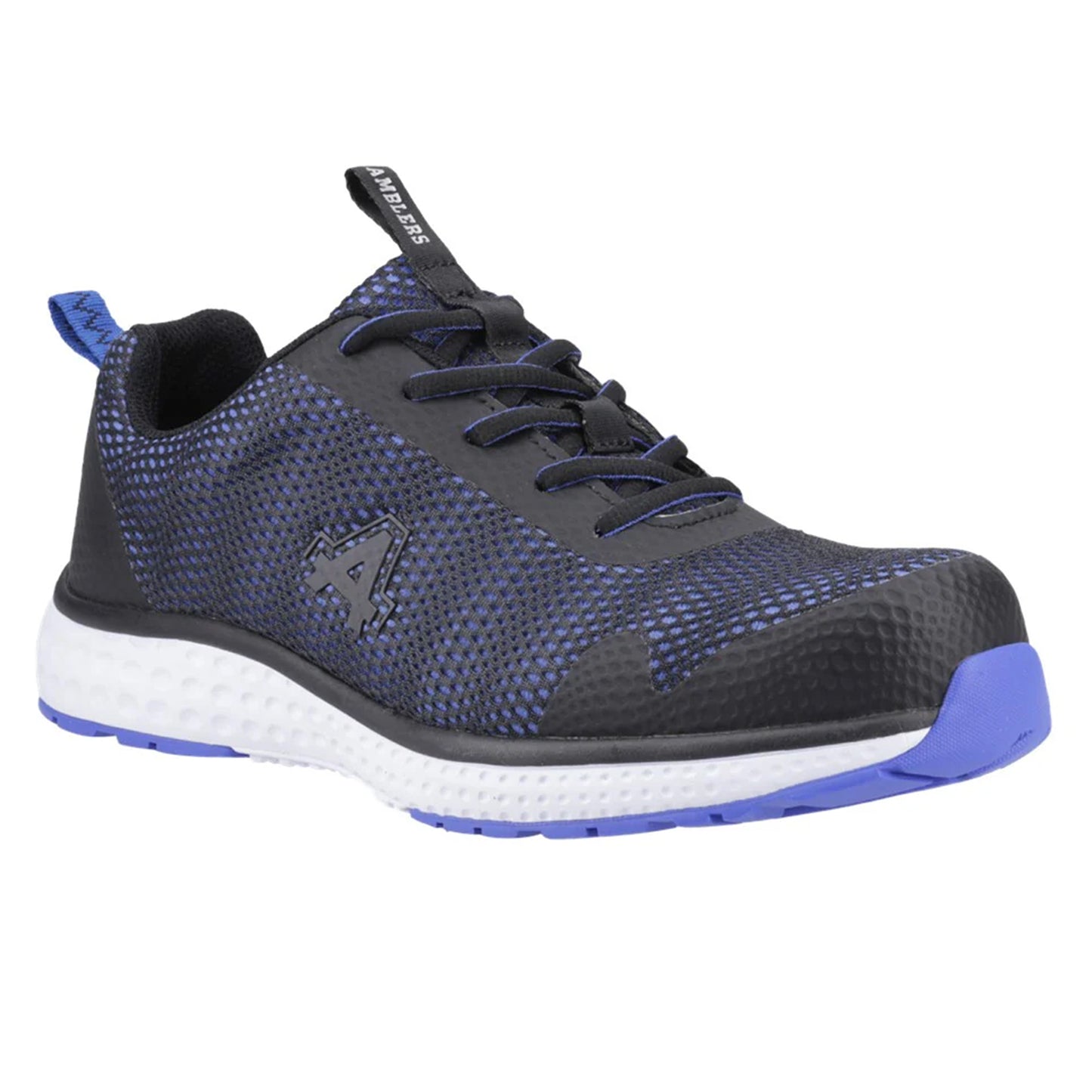 Blue - Front - Amblers Mens 723C Sprint S1PL Safety Trainers