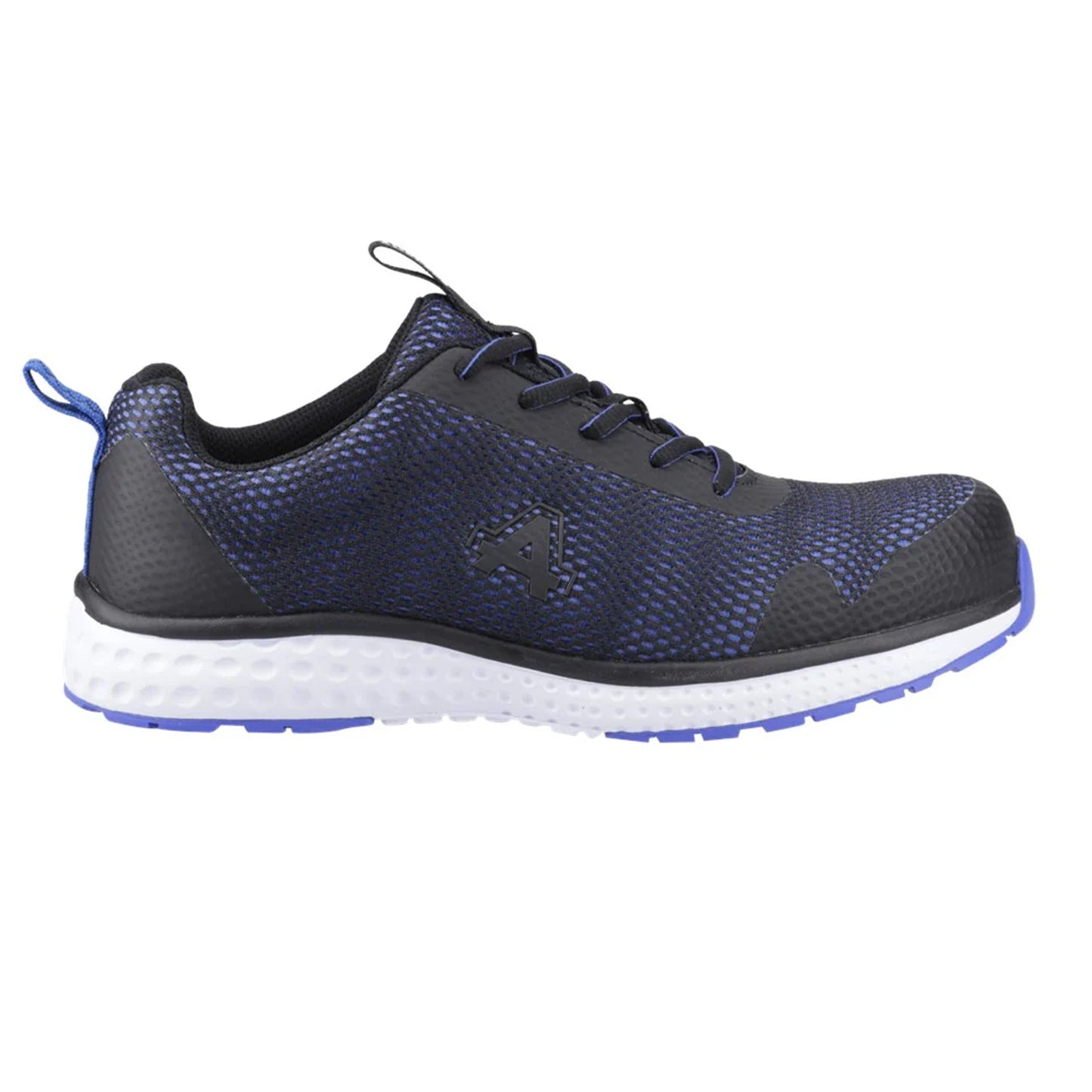 Blue - Side - Amblers Mens 723C Sprint S1PL Safety Trainers