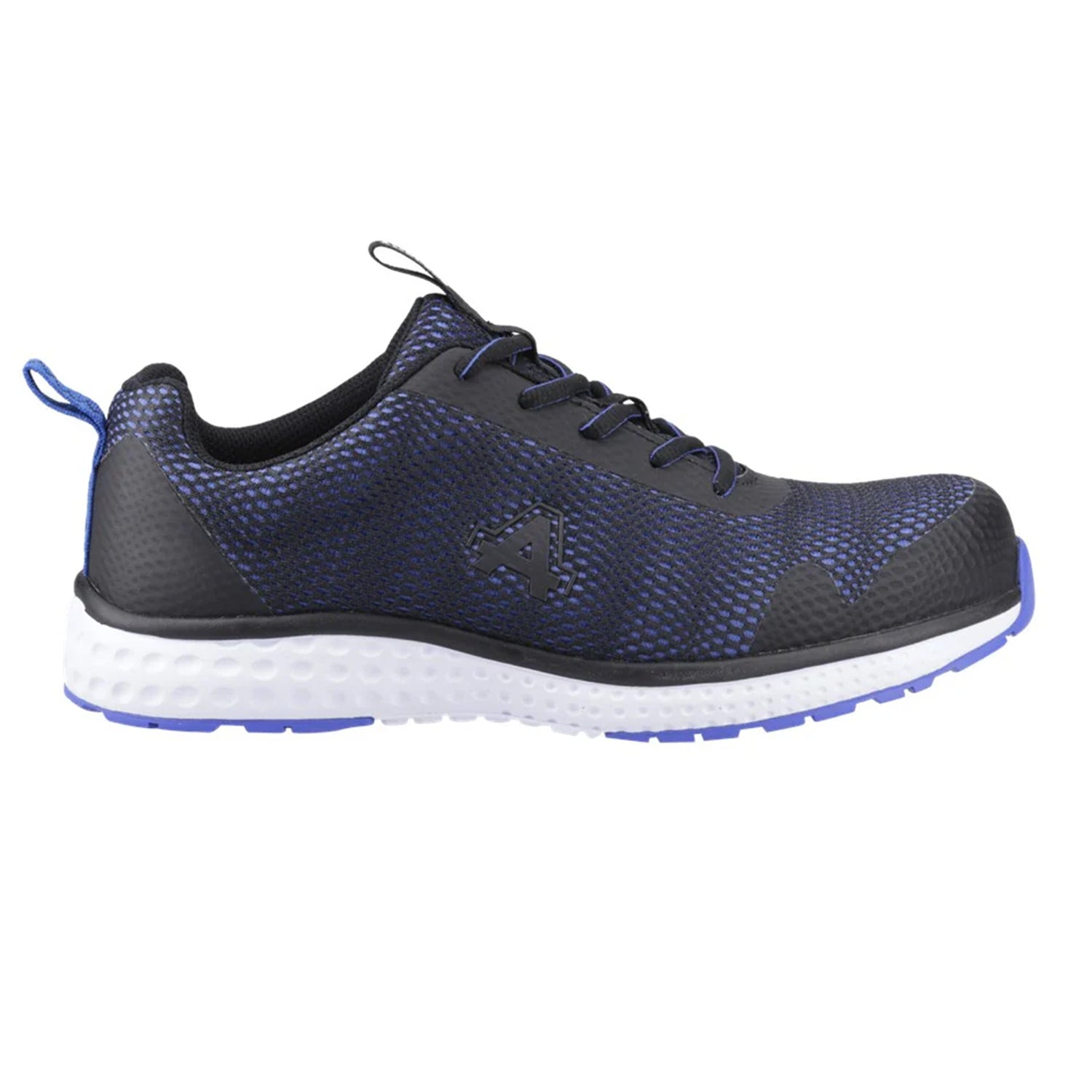 Blue - Side - Amblers Mens 723C Sprint S1PL Safety Trainers