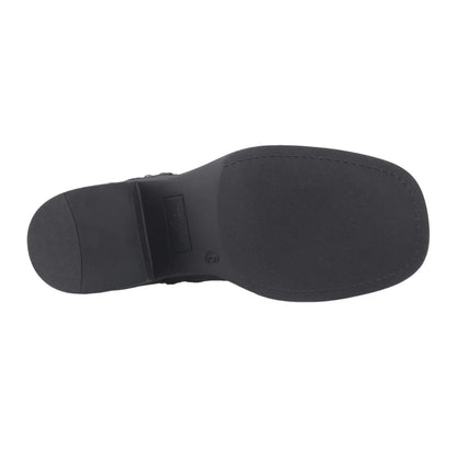 Black - Pack Shot - Rocket Dog Womens-Ladies Nash Tall Biker Boots