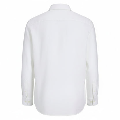 Bright White - Back - Jack And Jones Mens Linen Shirt