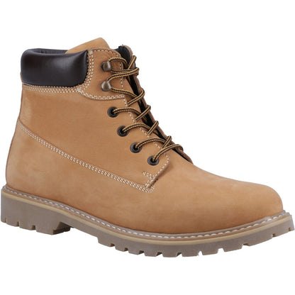 Tan - Front - Cotswold Womens-Ladies Pitchcombe Leather Ankle Boots