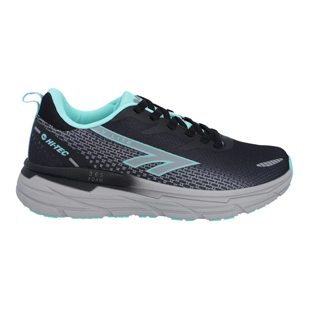 Black-Grey-Mint - Lifestyle - Hi-Tec Womens-Ladies Promenade Trainers