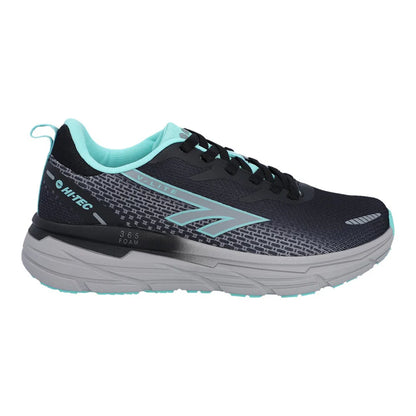 Black-Grey-Mint - Lifestyle - Hi-Tec Womens-Ladies Promenade Trainers