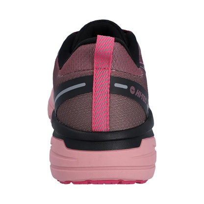 Pink - Back - Hi-Tec Womens-Ladies Promenade Trainers