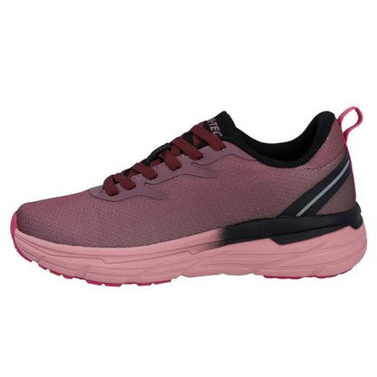 Pink - Side - Hi-Tec Womens-Ladies Promenade Trainers