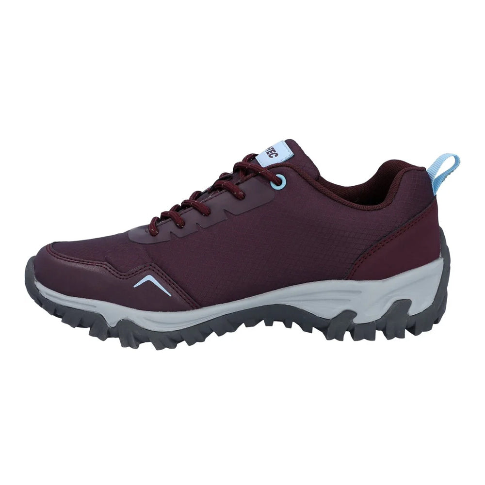 Cherry-Moonstone - Side - Hi-Tec Womens-Ladies Jaguar Trainers
