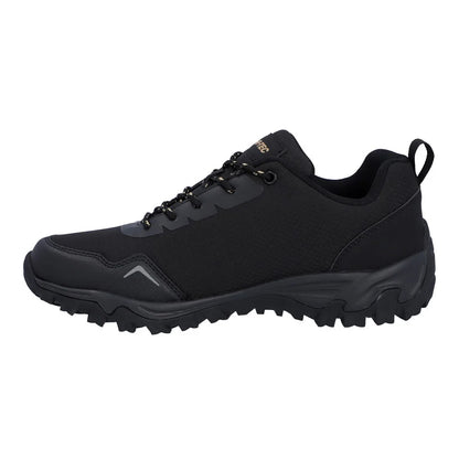 Black-Dune - Side - Hi-Tec Mens Jaguar Waterproof Sport Trainers