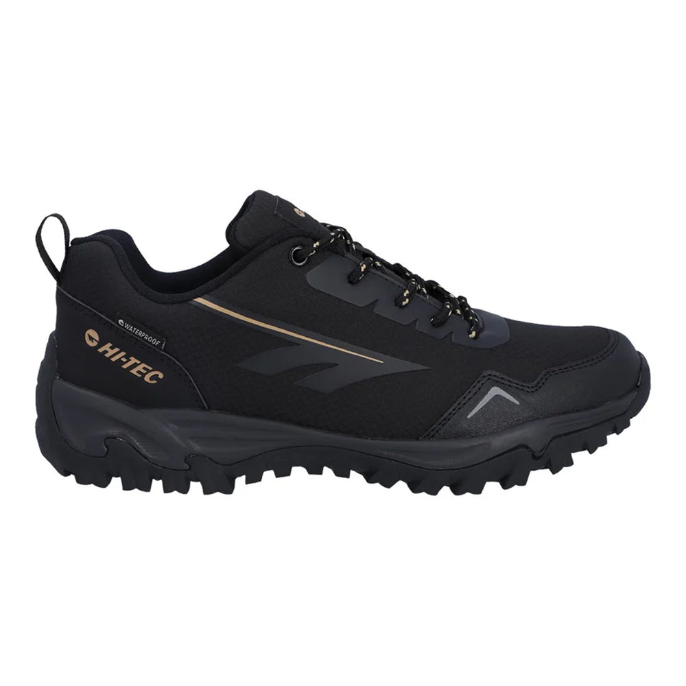 Black-Dune - Lifestyle - Hi-Tec Mens Jaguar Waterproof Sport Trainers
